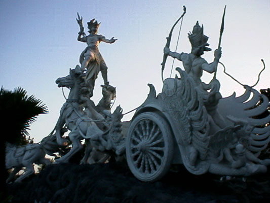 Balinees monument ter herinnering aan de strijd tegen de Nederlanders