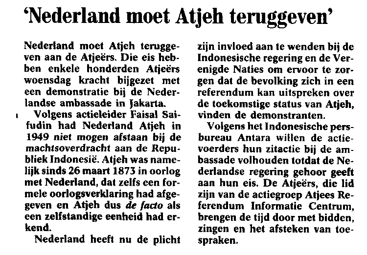 volkskrant 29 maart 2001