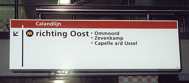 calandoost bord