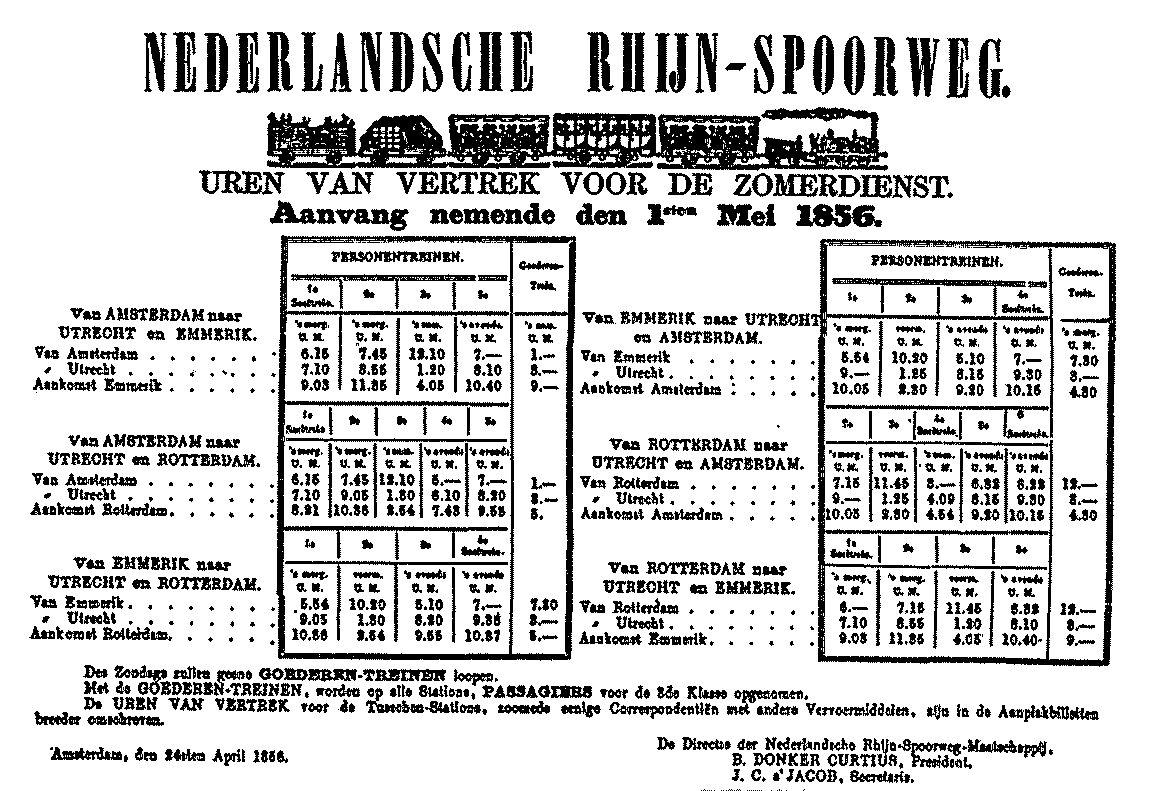 dienstregeling1856