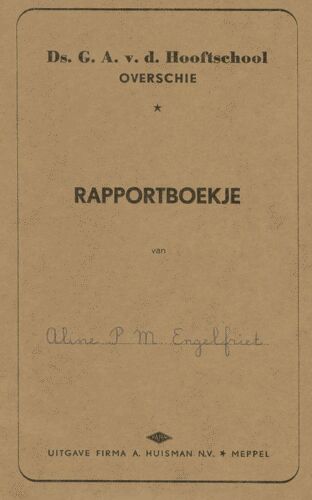 Rapportkaft  Ds. G.A. van der Hooftschool