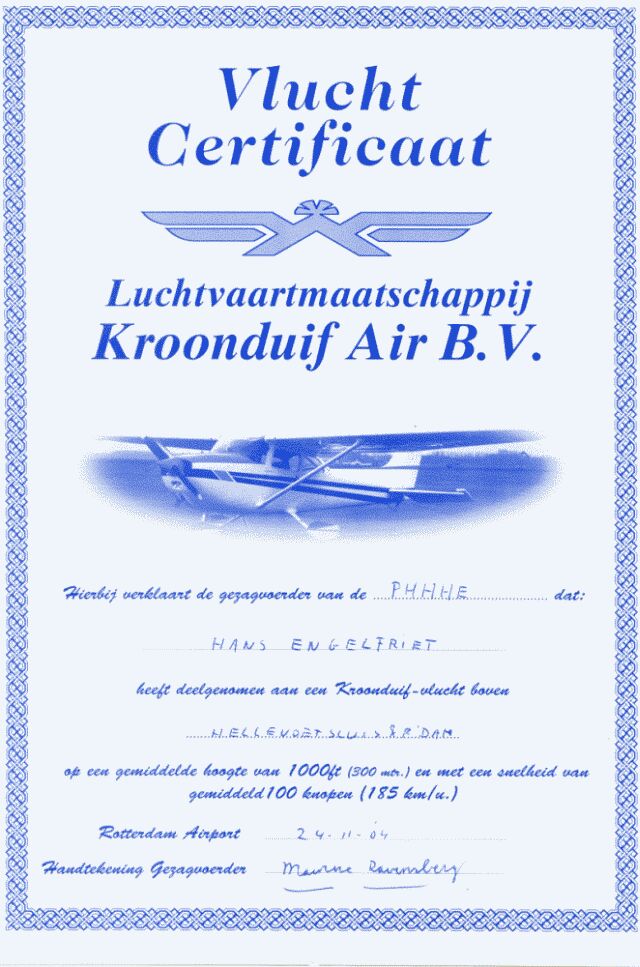 vluchtcertificaathans